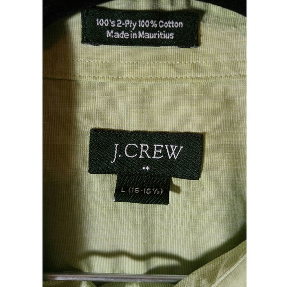 J Crew Lime Green dress shirt - Picture 3 of 4
